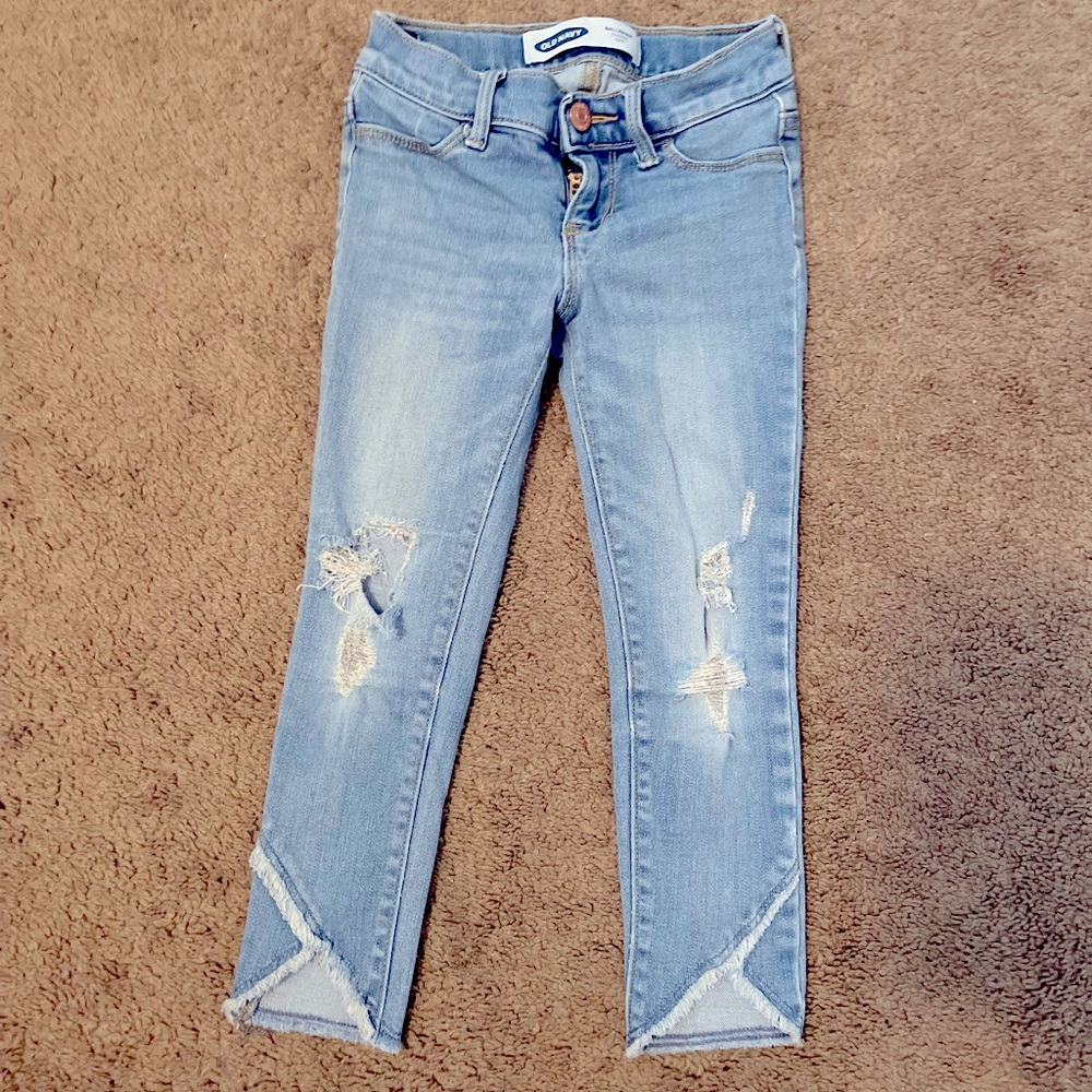Girls SZ 6 OLD-NAVY Ballerina Cropped Jeggings